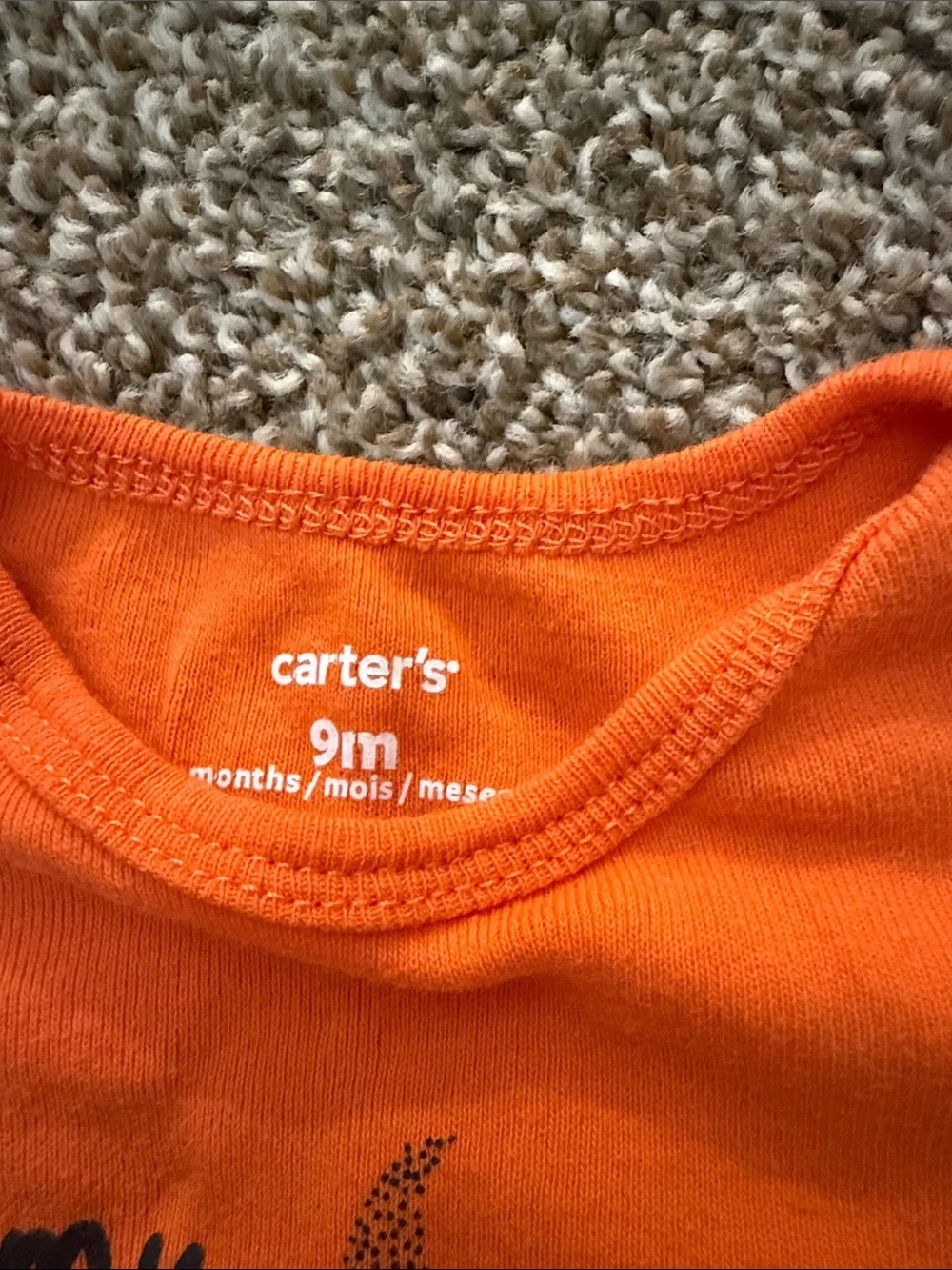Carter's Bright Orange 